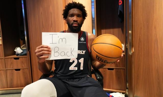 B体育体育报道-缺席8周后复出！恩比德：这次受伤使我精神受到重创