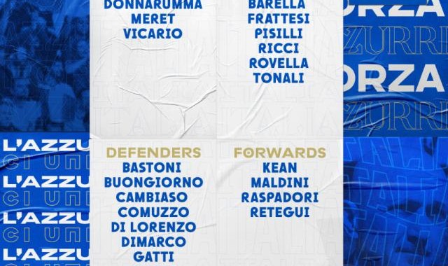 B体育赛事资讯-意大利队11月名单：小小马连续入选，萨沃纳上位